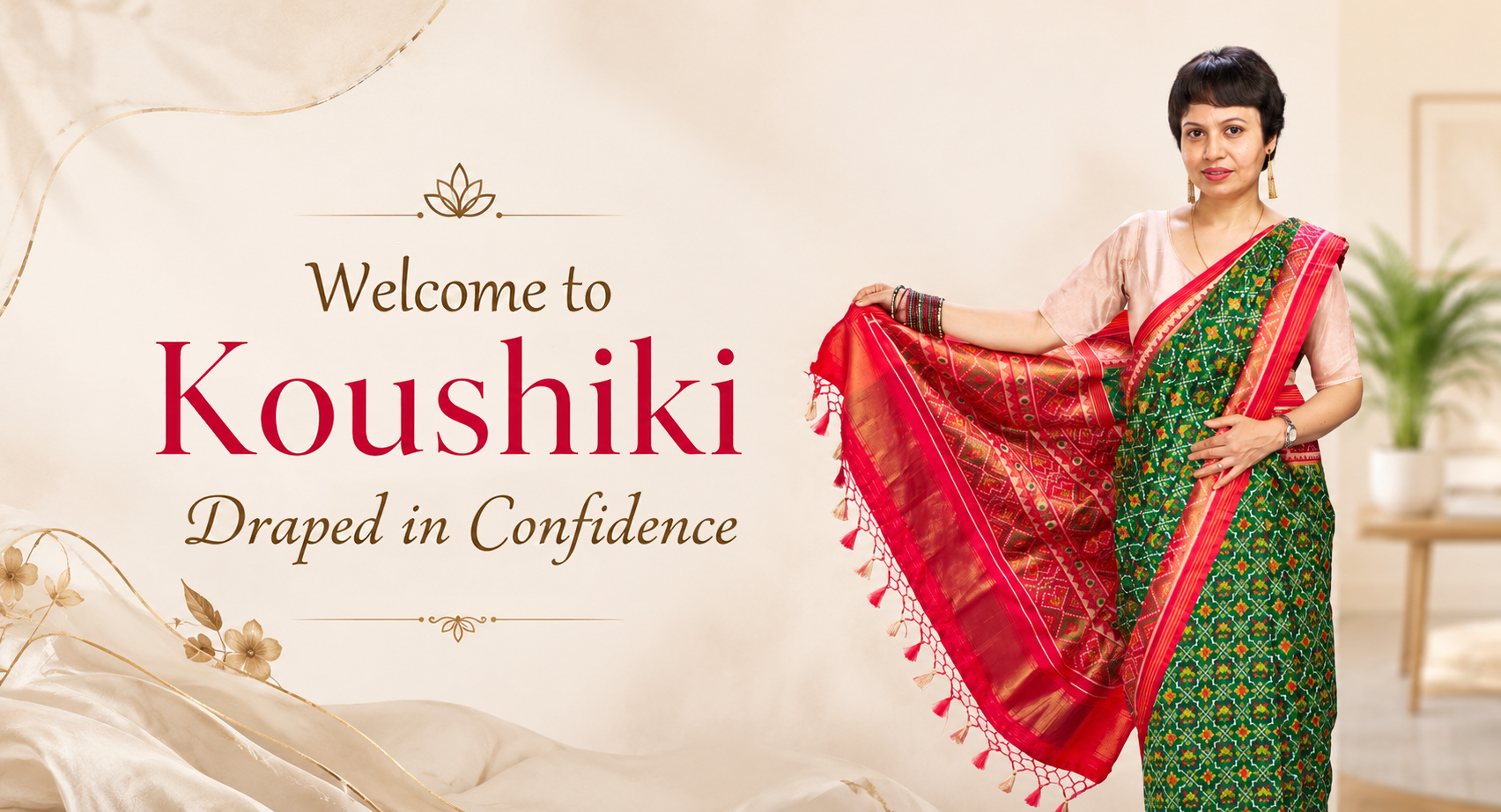 Welcome to Koushiki Lifestyle: Where Every Saree Tells a Story