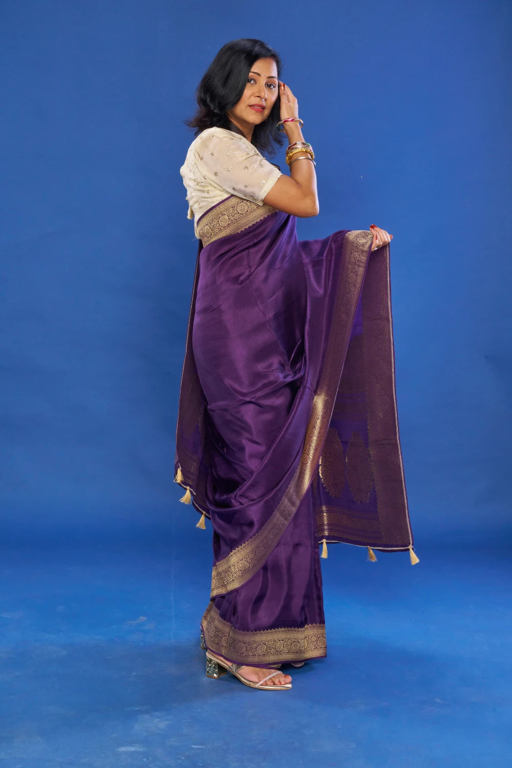 Opulent Violet Indigo Elegance