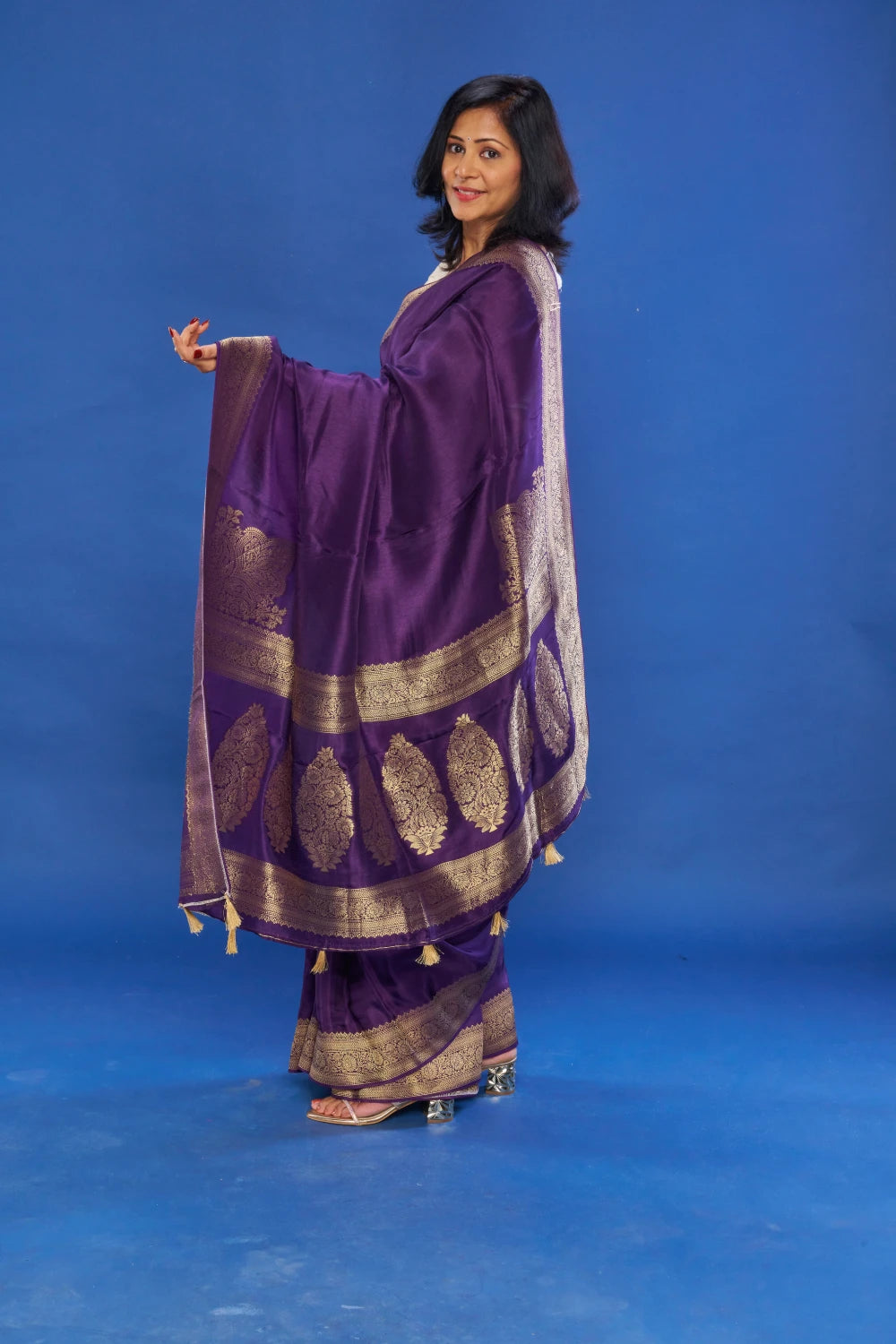 Opulent Violet Indigo Elegance