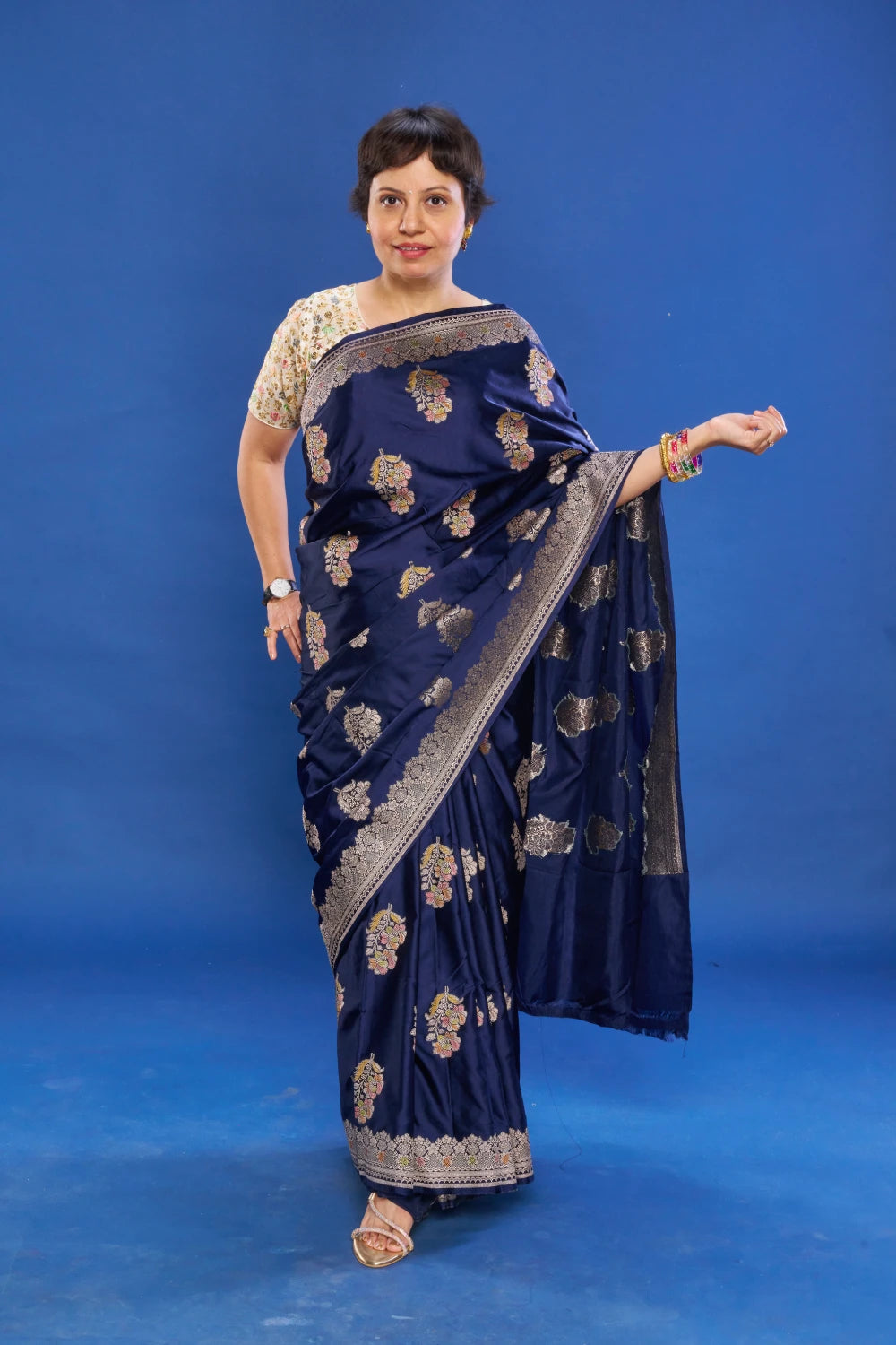 Sunny Midnight Blue Elegance