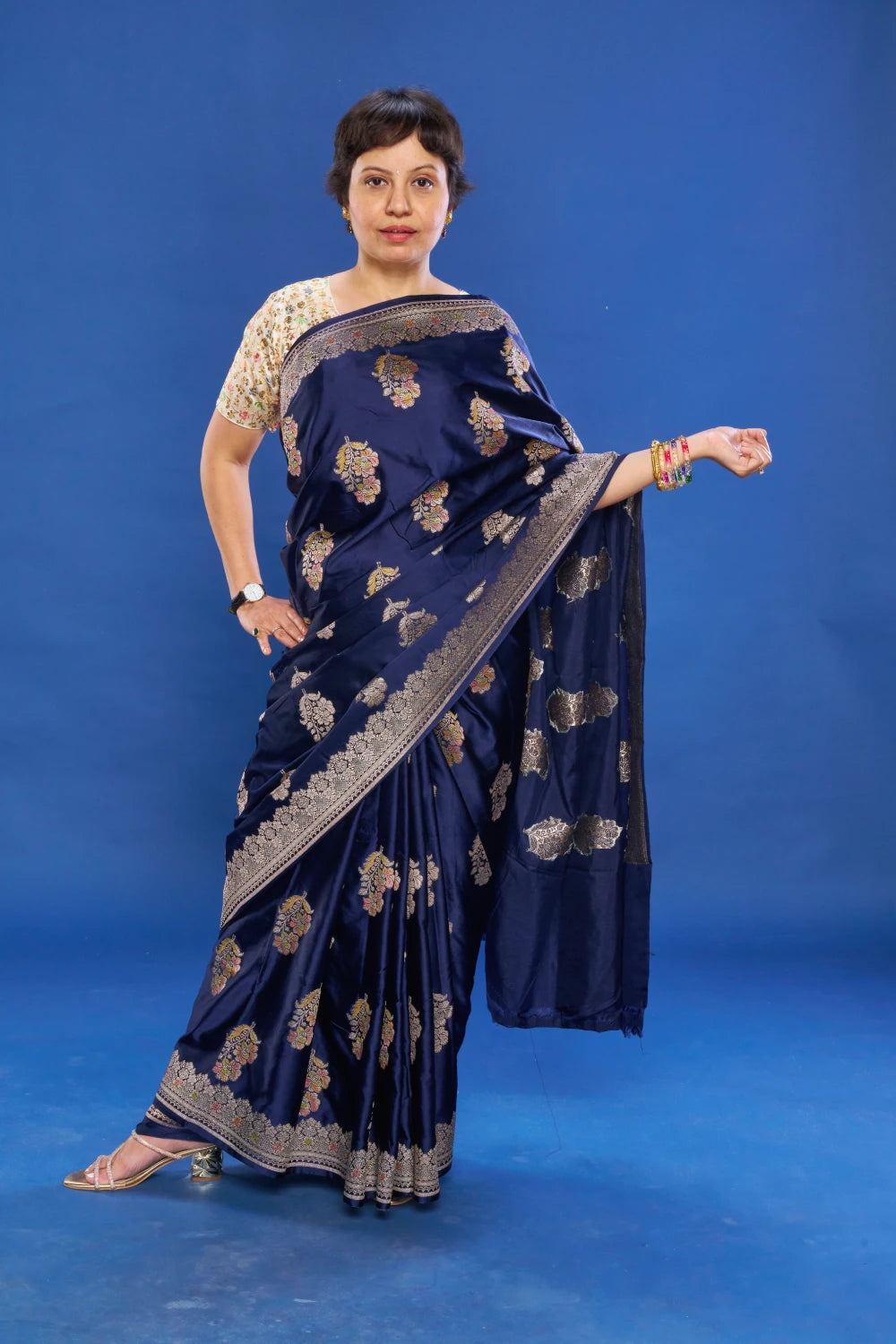 Sunny Midnight Blue Elegance