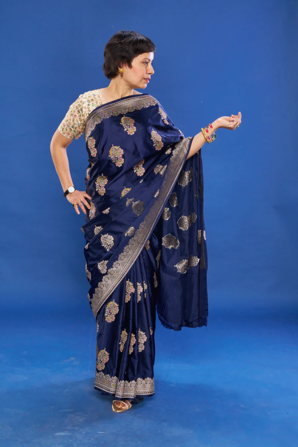Sunny Midnight Blue Elegance