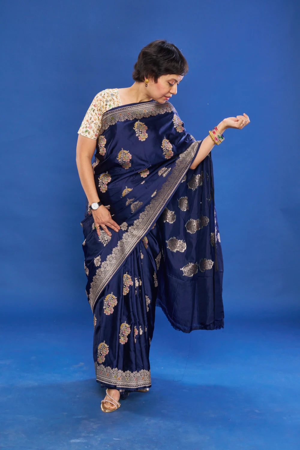Sunny Midnight Blue Elegance