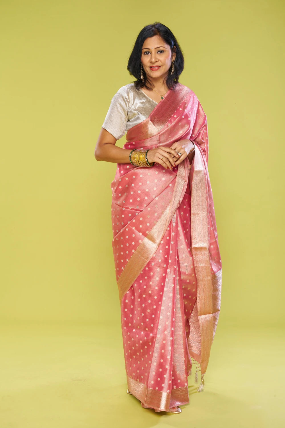 Rosy Silver Pink Elegance