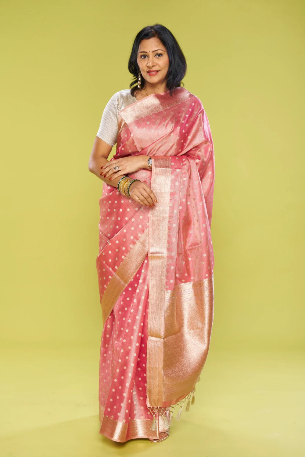 Rosy Silver Pink Elegance