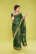 Radiantly Dark Green Elegance