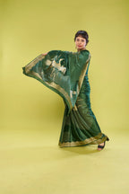 Radiantly Dark Green Elegance