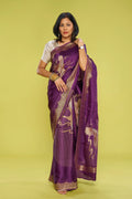 Shimmering Imperial Purple Elegance