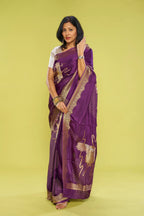 Shimmering Imperial Purple Elegance