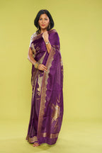Shimmering Imperial Purple Elegance