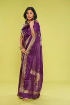 Shimmering Imperial Purple Elegance