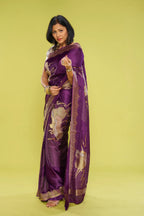 Shimmering Imperial Purple Elegance