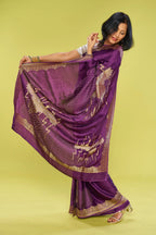 Shimmering Imperial Purple Elegance
