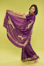 Shimmering Imperial Purple Elegance