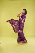 Shimmering Imperial Purple Elegance