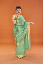 Graceful Light Grass Green Elegance