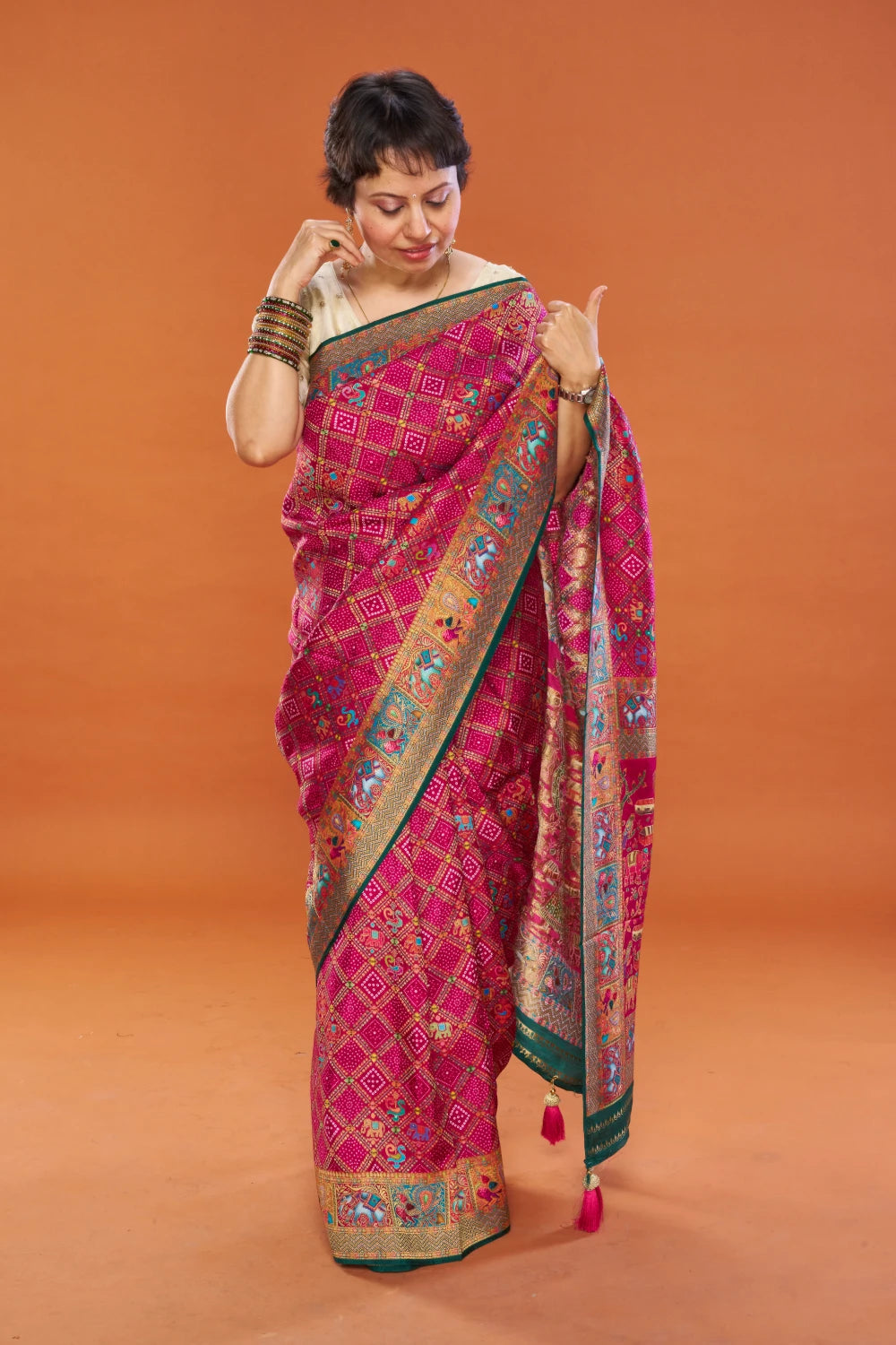 Warm Magenta Lacquer Elegance