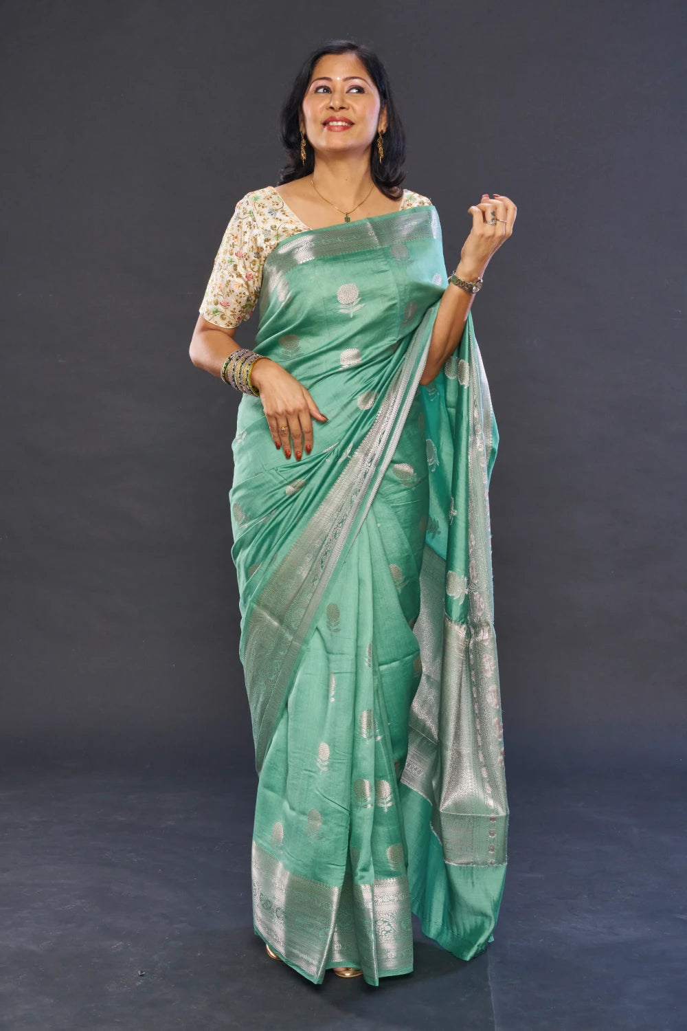 Silky Greenish Elegance