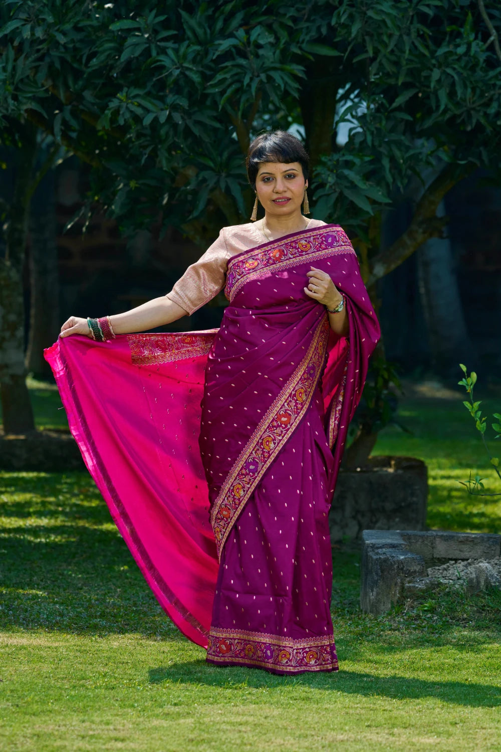 Fine Magenta Lacquer Elegance