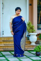 Radiant Midnight Blue Elegance