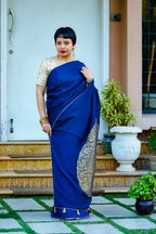 Radiant Midnight Blue Elegance