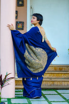 Radiant Midnight Blue Elegance