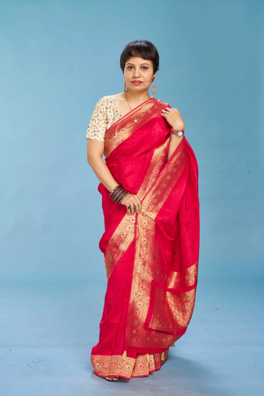 Joyful Rani Pink & Magenta Pink Elegance