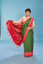 Luxurious Emerald Embrace Elegance