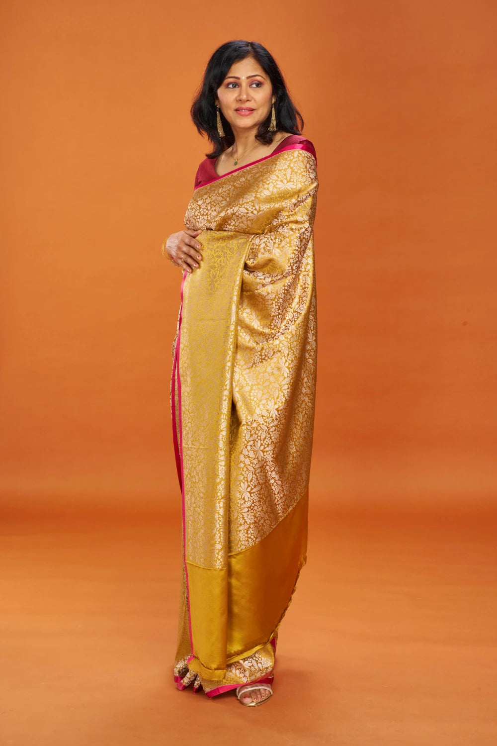 Enchanting Mustard Gold Elegance