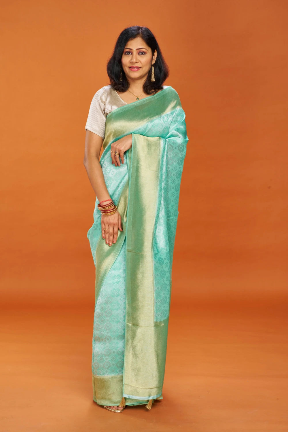 Velvety Aqua Green Elegance