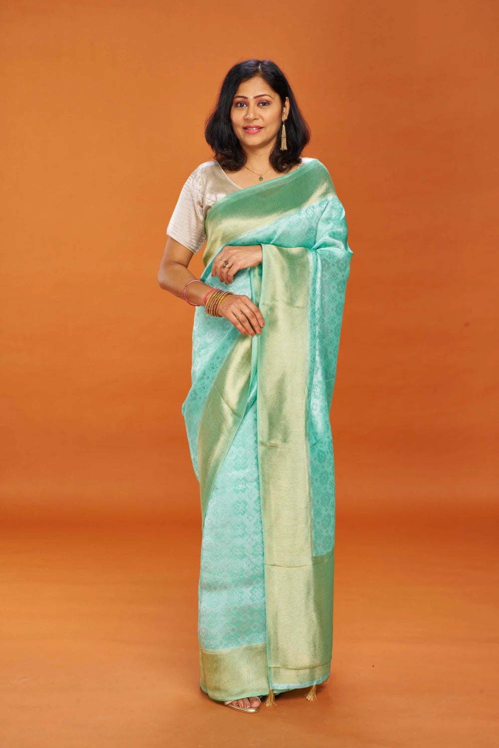 Velvety Aqua Green Elegance