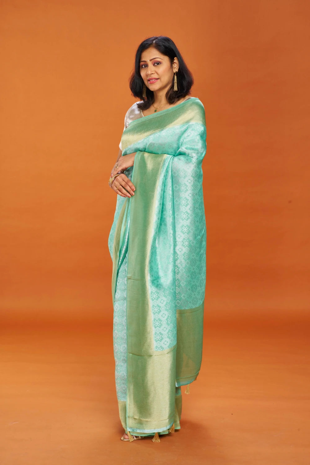 Velvety Aqua Green Elegance
