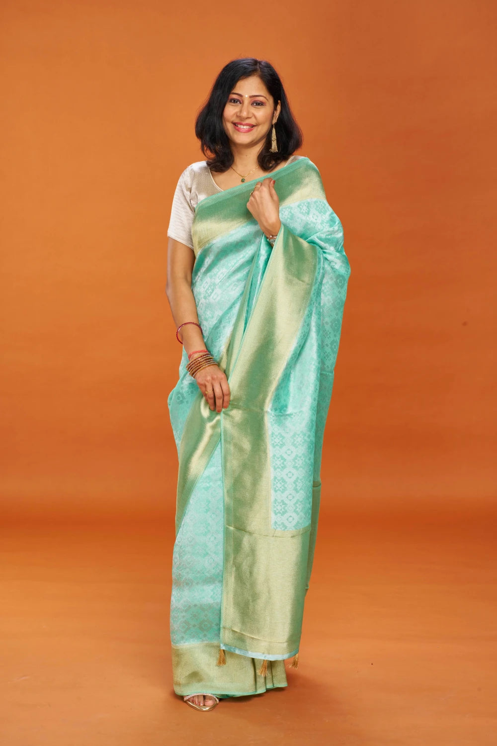 Velvety Aqua Green Elegance