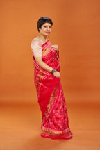 Polished Vibrant Elegance - Vibrant-Magenta Red (animal motifs)